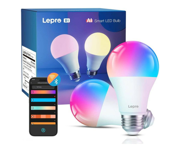 Lepro Lepro B1 AI Smart Bulb E27 - inteligentne żarówki E27 (2szt) - 1369940 - zdjęcie